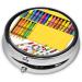 Buy Cute Crayons Box - Portable 3 Compartment Pill Organizer | Travel Medicine Holder & Vitamin Case - Buy Online on GoSupps.com