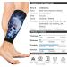 Night Skull Pattern Calf Compression Sleeves for Running - 1 Pair - Buy Online on GoSupps.com