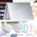 BNG 180 Colors Nail Display Book with 240 False Nail Tips in Silver Leather - Salon Gel Polish Sample Showing Tools - Buy Online on GoSupps.com