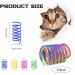 40Pcs Cat Spring Cat Spring Toys Colorful Kitten Toy for Kittens BPA Free Durable Heavy Plastic Interactive Toys to Kill Time for Swatting Biting Cat Toys for Kittens (4 Colors) - Buy Online on GoSupps.com