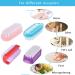 4 Pcs Double Sided Nail Cleaning Brushes - Plastic Handle Scrubbing Brush for Nails, Toes, Hands - Home, Garden, Salon Use - Buy Online on GoSupps.com
