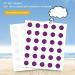 UV Stickers 120 UV Sunscreen Patches UV Test Stickers Patch Sweatproof Self-adhesive Sunny Detection Patch Sun Protection Applicator For Adults And Kids Outdoor Sun Screen transparent to purple - Buy Online on GoSupps.com