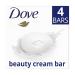 Dove Original Beauty Bar with moisturising cream soap for softer smoother healthier-looking skin 4x 90 g 100 g (Pack of 1)