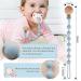 Silicone Pacifier Clip - One Piece Design for Baby Boys Girls - Sage+Ether - Buy Online on GoSupps.com