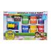 RoseArt Washable Sidewalk Chalk Paint, Big Super Set with 8 Colors & 2 Foam Brushes