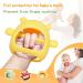Silicone Teething Toys for Babies 0-12 Months - 3 Pack Bear Buddy Hand Teether | Mushroom Infant Chew Toy for Teething Relief - Dishwasher & Freezer Safe - Claret & Yellow & Green - Buy Online on GoSupps.com
