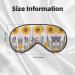 Sunflower Wooden Eye Mask | Adjustable Soft Blindfold for Deep Sleep Relaxation & Travel - Buy Online on GoSupps.com