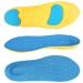 Insoles Memory Foam Insoles Shoes Inserts for Men and Women Kids Providing Arch Support Cushion and Shock Absorption Relieve Foot Pain (L) L(Men's 8-12/ Women 10-15)