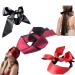 Blindfold 3 Pcs Blindfolds for Games Eye mask for Sleeping Games Satin Silk Eye Covers Satin Sleep Mask(Black Red Rose Red)