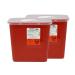 Oakridge 2 Gallon Size | Sharps and Biohazard Waste Disposal Container (Pack of 2)