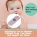 Baby Teething Toy for Relief and Anxiety Control - Soft Silicone for Baby Shower (Light Purple) - Buy Online on GoSupps.com