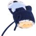 Qchomee Baby Toddler Fox Gloves - Navy Blue | Adjustable String Knitted Mittens for Kids 1-3 Years - Buy Online on GoSupps.com