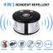 Careland Ultrasonic Repellers 4-in-1 Rodent Repellent | Indoor Pest Control | Squirrel, Mouse, and Mice Repellent | Plug-in Home Defense (Black) - Buy Online on GoSupps.com