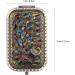 Leorx Antique Peacock Compact Mirror - Double Sided Metal Makeup Mirror for Women - Buy Online on GoSupps.com