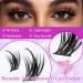 Self Adhesive Lashes Fluffy Cluster Lashes Extension Kit Reusable Self Adhesive D Curl individual Eyelash DIY Lash Extension Kit with Lash Bond and Seal Lash Applicator and Lash Tweezers - Buy Online on GoSupps.com