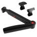 FERRISA Back Shavers for Men Long Handle Mens Back Shavers Body Shaver with Adjustable Curved Handle Body Groomers Men's Back Shaver with Facial Razor with 2 Shock Absorber Flex Heads