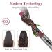 IG INGLAM 8-in-1 Curling Iron Wand Set - Professional Hair Curler with 8 Ceramic Barrels Fast Heat & Adjustable Temp for All Hair Types - Rock Grey & Purple - Buy Online on GoSupps.com