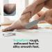 Dermasuri Double Sided Stainless Steel Foot File | Coarse & Fine Grit Callus Remover for Cracked Heels | Professional Foot Care Tool for Wet & Dry Feet - Buy Online on GoSupps.com