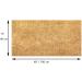Sunyay 100% Organic Coconut Mat 40x100 cm - Eco-Friendly Coco Liner for Plants Weed Control Fabric and Animal Bedding - Brown Color - Buy Online on GoSupps.com
