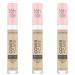 Catrice Cover + Care Sensitive Concealer No. 002N nude anti-pimples long-lasting natural for sensitive skin vegan oil-free waterproof without perfume 3-pack (3x5ml) 5 ml (3-pack) 002N