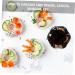 Alipis 4pcs Sauce Dish Sauce Seasoning Plate Dish Plate Barbecue Sauce White Ceramics Three-Dimensional 9X9X4CM White - Buy Online on GoSupps.com