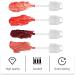 Lot de 5 Tubes Vides pour Gloss L vres Format Mini 5 Ml Plastique Transparent Rechargeables et tanches Contenants pour Maquillage et Retouches Nomades - Buy Online on GoSupps.com