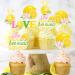 24Pcs Lemon Cupcake Toppers She Found Her Main Squeeze Diamond Ring Lover Cupcake Picks Lemonade Themed Bridal Shower Wedding Engagement Bachelorette Hen Party Cake Decorations Supplies - Buy Online on GoSupps.com