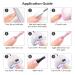 RARJSM Rubber Base Milky White Builder Gel - 15ml | Natural White Nail Strengthener for DIY Home Salon | Soak Off Curing | Builder Gel Soft White Rubber Base Coat - Buy Online on GoSupps.com
