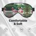 SSIMOO Flamingos & Pineapples Eye Mask - Double-Sided Soft Light Blocking for Sleep Quality - International Shipping Available - Buy Online on GoSupps.com