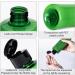 Sdootbeauty Applicator Bottles - 250ml Squeeze Bottles with Flip Cap for Hair Care | Pack of 2 Green Oil Bottles - Perfect for International Shipping - Buy Online on GoSupps.com