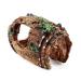 Aquarium decoration runway aqua ornaments resin aquarium barrel underwater decoration cave landscape building for small shrimp fish shrimp hiding a-rot