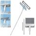 Spray Window Squeegee for Home with Sewage Collector and 3 Pads 4 in 1 Window Washing Squeegee with Extension Pole Car Squeegee for Bathroom Window Mirror Tile Wall