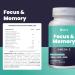 by Brudy Lab Focus & Memory Nootropique Concentr - Om ga 3 riche en DHA EPA et DPA - Vitamine A lut ine et z axanthine - Aide la m moire et la concentration - Sans caf ine - 60 Capsules - Buy Online on GoSupps.com