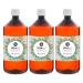 VitaFeel castor oil - 100% pure cold-pressed oil native Ph. Eur. 3 x 1000 ml eyelash serum hair oil natural hair care