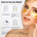 24K Under Eye Treatment Masks 16 Pairs Under Eye Gel Patches for Dark Circles Anti Wrinkle Puffy Eyes Anti Aging Under Eye Patches Eye Gel Pads Anti Aging Collagen Eyemask - Buy Online on GoSupps.com