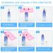 10ml Roll On Bottle Set - 10Pcs Gradient Glass Vials with Funnels & Droppers for Essential Oils & Perfumes | Purple & Blue Gradient - Buy Online on GoSupps.com