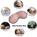 Shop Rose Gold Zebra Skin Sleep Mask | Adjustable Eye Shades for Women | Comfortable & Stylish Sleeping Cover - Buy Online on GoSupps.com