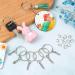 Paxcoo 50Pcs Keychain Making Kit with Chains and Jump Rings - DIY Keychain Findings Bulk for Crafts - Buy Online on GoSupps.com
