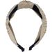 Topkids Accessories Topaz-Style Knot Alice Bands Adult Women Hair Accessories for Women Hair Bands for Women Thick Headband Womens Headbands Head Bands Adult Women Wide Headbands (Cream) - Buy Online on GoSupps.com