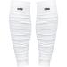 Nxtrnd Football Leg Sleeves, Calf Sleeves for Men & Boys, Sold as a Pair White One Size
