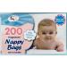 400 scented disposable diaper bags with tie handles (400 diaper bags in total) 3 packs