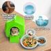 Cute Mouse-shaped Ceramic Hamster Food Bowl - Easy to Clean Guinea Pig Feeding Dish for Small Animals - Ideal for Hedgehogs, Squirrels, Rodents, and Sugar Gliders - Blue - Buy Online on GoSupps.com