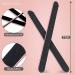 3Pcs Professional Nail Files for Natural and Gel Nails - 100/180 Grit Emery Boards - Shape, Smooth, and Buff Nails - Black Buffer Set - Buy Online on GoSupps.com