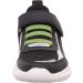 Superfit Boys Rush Sneaker 32 EU - Black Yellow - International Shipping Available - Buy Online on GoSupps.com