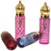 Uonlytech 4pcs Glass Bottle Empty Perfume Bottles Essential Oil Sample Bottles Essential Oil Bottles Empty Tiny Perfume Bottle Oil Bottles for Essential Oils Perfume Bottles for Women