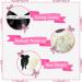 2Pcs Big Bow Hair Clips for Women - Black & Creamy White Satin Ribbon French Hairpins - Buy Online on GoSupps.com