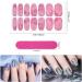 12 Sheets Gradient Marble Nail Polish Strips Stickers Self Adhesive Starry Full Nail Wraps Stickers Gel Nail Art Decal Strips with Nail File for Women Girls Manicure Decoration - Buy Online on GoSupps.com