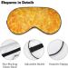 Flame Texture Sleep Mask for Women - Adjustable Eye Shades with Elastic Strap | Comfortable & Stylish Sleep Solution - Buy Online on GoSupps.com