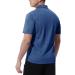 TBMPOY Men's Quick Dry Polo Shirt with Pocket - Dark Grey Blue - XX-Large - Buy Online on GoSupps.com