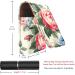 Travel Lipstick Organizer Case - Portable Floral Makeup Bag with Mirror | Shop Now for International Shipping - Buy Online on GoSupps.com